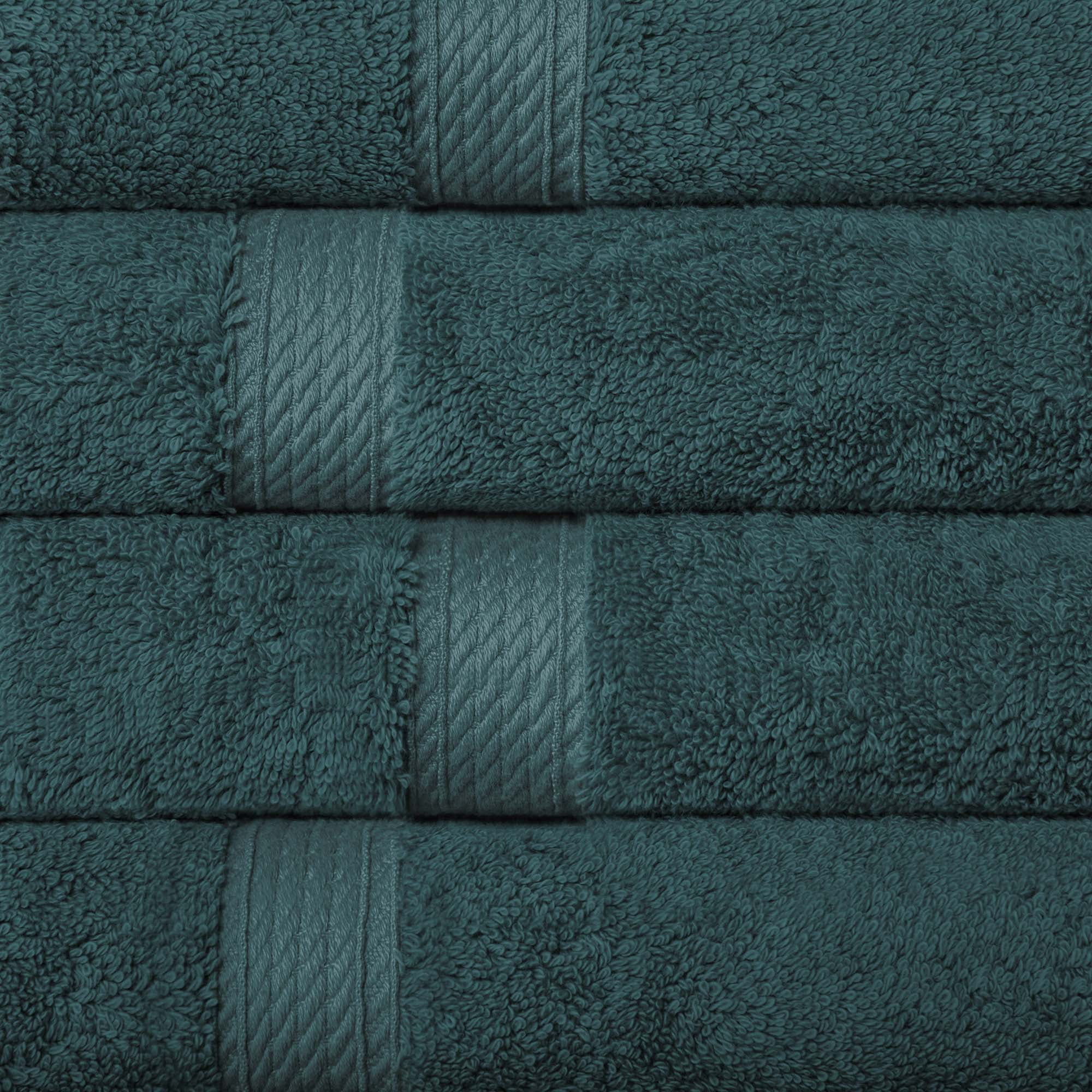 Superior 800 GSM Egyptian Cotton 3-Piece Towel Set, Soft Ultra Absorbent Towels, Purple