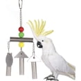 thumbnail image 1 of Stainless Steel Bells Toy with Sweet Sound for Bird Parrot Macaw African Greys,, 1 of 5
