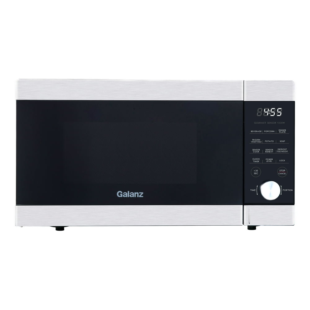 Galanz ExpressWave 1.1 Cu.Ft Sensor Cooking Microwave Oven,Stainless