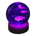 thumbnail image 1 of EIMELI 3d Glowing Crystal Ball Night Light Ornament Creative Coloful Night Scene Lamp With Base For Home Decor Gift, 1 of 9