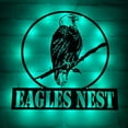 thumbnail image 3 of Handmadetneonsign Eagle Metal Wall Art Light, Eagle Metal Sign Wall Decor, Eagle Bird Animal Metal Decor, 3 of 5