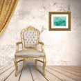 thumbnail image 3 of Combs, Joyce 18x15 Gold Ornate Wood Framed with Double Matting Museum Art Print Titled - Turquoise Moment III, 3 of 4