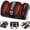 Black, variant on TISSCARE Foot Massager with Heat, Multi-Mode Relaxation Massage System with Rollers for Calf, Ankle, Home and Office Use