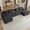 Dark Gray, variant on Eyisean 140" Corduroy Modular Sectional Sofa Set, Oversized U Shaped Cloud Couch with Ottomans, Comfy Deep Seat Boneless Couches with Storage & Cup Holders for Living Room, No Assembly