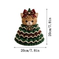 thumbnail image 2 of Crochet Animal Christmas Tree DIY Kit, Handmade Ornament Set with Pearl, Beginner Friendly, Christmas Decorations Gifts for Family, 2 of 6
