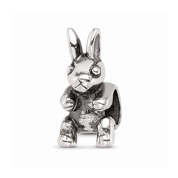 925 Sterling Silver Reflections Kids Bunny Bead; for Adults and Teens; for Women and Men