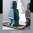 thumbnail image 3 of Little Robot Flower Vase Decoration Entrance Single Mouth Small  Vases, 3 of 7