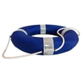 thumbnail image 2 of Blue and White Foam Ring Buoy for Swimming Pools 19 inch with Perimeter Rope, 2 of 2