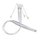 thumbnail image 1 of Pasador de pelo con borla de metal estilo chino retro, pasador de cinta Hanfu para cosplay Blanco, 1 of 9