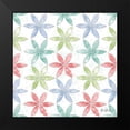 thumbnail image 2 of Pertiet, Katie 15x15 Black Modern Framed Museum Art Print Titled - Spring Splash Pattern III, 2 of 5