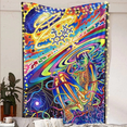 thumbnail image 1 of Tapiz Alien Alfombras para en La Pared Alfombra Decorativa El Sala Estar 75x100cm, 1 of 2