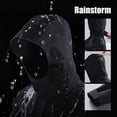 thumbnail image 1 of Rain Suit, 190T Polyester Pongee Men's Motorcycle Raincoat with Reflective Strip for Riding, 1 of 7