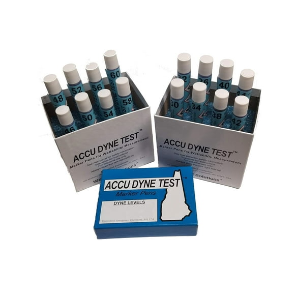 Accu Dyne Ensembles Complets, 30-60 dynes cm (16 Marqueurs de test par Ensemble) Vendus par Kolorguide