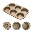 thumbnail image 1 of Cake Pan Pan Cupcake Mould Bakeware Cupcak Pan Nonstick Bakeware Wire Oven Rack for Pizza Small Loaf Pans for Baking Bread 4x8 Wire Cooking Racks Commercial Baking Sheet Extra Large Baking Pan, 1 of 3