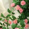 thumbnail image 6 of Artificial Flowers,Rose Vine Decoration Hanging Flower Winding False Flower Vine Indoor Plastic Flower Conditioning Pipe Shelter Plants, 6 of 9