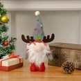 thumbnail image 4 of TIELUTT Christmas Standing Old Man Reindeer Style Decorative Doll Jasmine Ornament Glass Christmas Ornament Phone Christmas Ornament Snowflake Ornament Random Ornament Assortment, 4 of 8