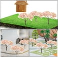 thumbnail image 3 of 12pcs Miniature Cherry Blossom Trees Faux Cherry Blossom Trees For Micro Landscape Building Model Railway Supplies Table Centerpieces, 3 of 8