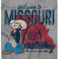 thumbnail image 2 of Popeye Missouri Welcome to MO Arches Hoodie Sweatshirt Women Men Brisco Brands S, 2 of 6