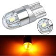 thumbnail image 2 of T10 2SMD 3030 W5W 194 168 LED Reading License Plate Light Side Lamp DRL Amber 1PC, 2 of 5