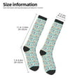 thumbnail image 5 of Fotbe Cute Corgi Head print Women's Men's Novelty Crew Socks Cotton Socks Knee High Socks for Walking,Running,Nurses,Pregnancy, 5 of 9