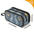 thumbnail image 4 of FORMRS Pencil Case with 3 Compartments Zipper Pouch, Elementary School Level and up, Yellow Forest Pattern, 4 of 8