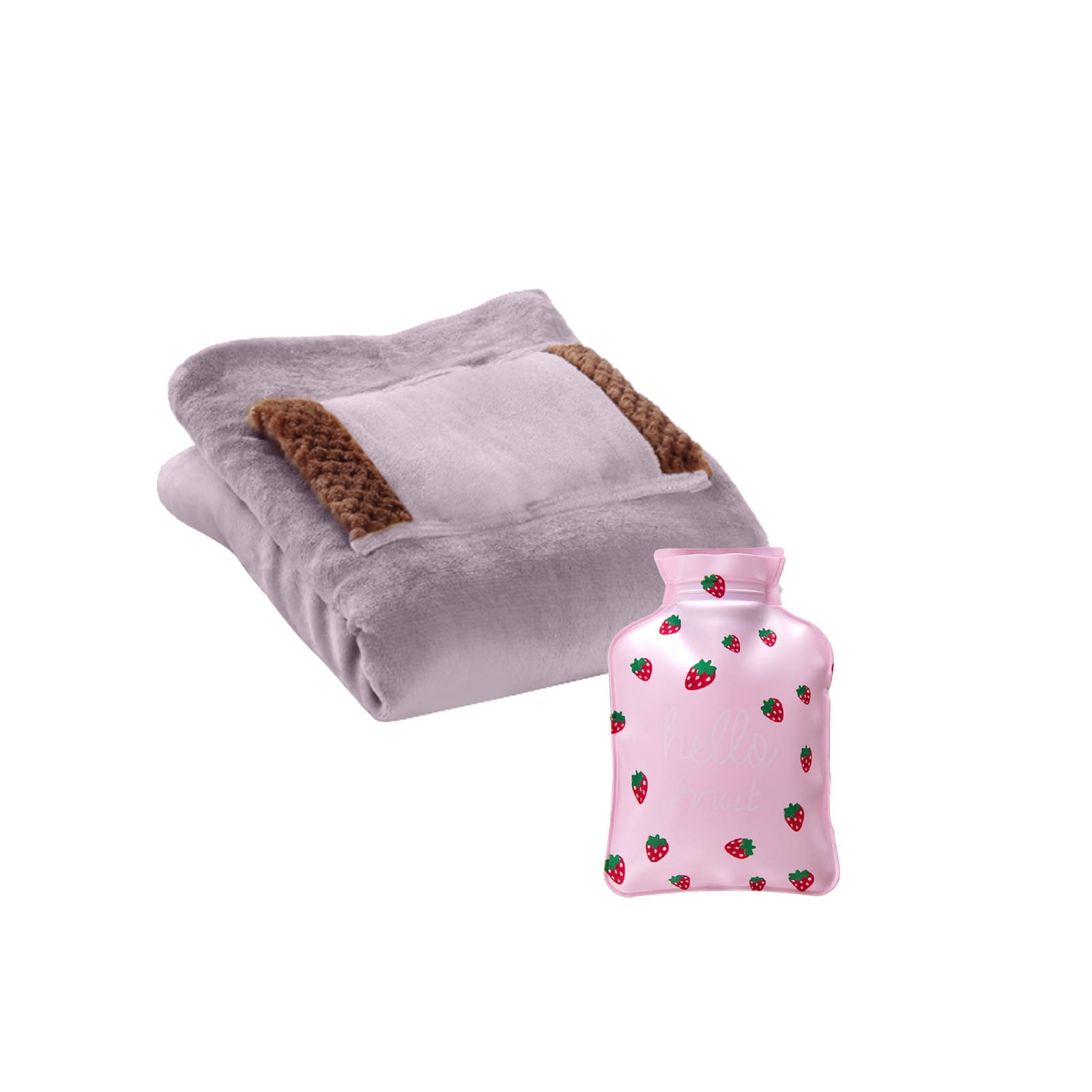 Holiday Pick! Feltree Electric Blankets Hot Water Bottle Plus Soft Electric  Usb Blanket Set Can Be Machine Washable For Home Travel Office Purple |  Walmart Canada