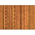 thumbnail image 1 of Ahgly Company Indoor Rectangle Oriental Orange Modern Area Rugs, 7' x 9', 1 of 4