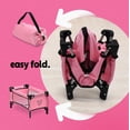 thumbnail image 4 of Dolls To Play Baby Doll Nursery Playset with Stroller, Bed, High Chair and Rocking Chair, Diaper Bag, Pink Heart, Fits 12 to 18 Inch Dolls, 4 of 6