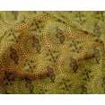 thumbnail image 4 of oneOone Silk Tabby Fabric Floral & Paisley Block Print Sewing Fabric BTY 42 Inch Wide, 4 of 4