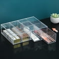 thumbnail image 4 of CNKOO Acrylic Sunglasses Case Storage Box 4 Layers Dustproof Stackable Display Holder for Glasses  Accessories  Cosmetic Tabletop Display Organizer Holder  Use Horizontally or Vertically, 4 of 9