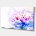 thumbnail image 2 of Aquarelle Fleur Bleue - Impression sur Toile Florale, 2 of 3
