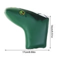 thumbnail image 3 of Golf Putter Cover Green Jacket Embroidery Comfortable Head Sleeves Fine Velvet Lining Sun-proof Head Covers Exquisite Wear-resistant Protective Sheath, 3 of 5