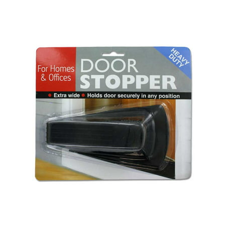 Heavy Duty Black Door Stopper Wedge For Homes & (Best Door Stop Ever)