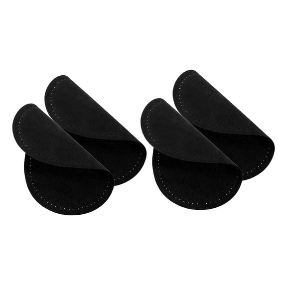 WEUVEB Black Elbow Patches for Jackets, Sweaters, and Pants - 2 Pairs, Reinforced Fabric Repair Patches