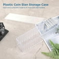 thumbnail image 5 of Plastic Coin Storage Box Case For 20 Slab Coin Holders Coin Collection Box Coin Container For Collectors Home Offices School Bank Supplies(3.6"×10.5",Transparent), 5 of 6