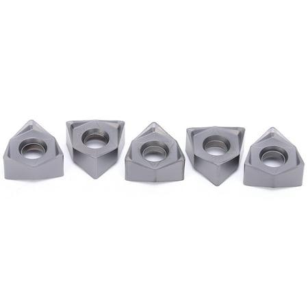 

Higoodz Lathe Turning Blade 10Pcs CNC Insert Turning Tool Lathe Blade Cemented Carbide WNMU080608EN‑GM LF6018