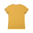 thumbnail image 5 of Short Sleeve T Shirts For Women Crew Neck Flower Print Top Classic Fit Shirt Summer Blouses, 5 of 5