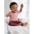 thumbnail image 2 of Gerber Baby Girl Short Sleeve Bodysuits, 3-Pack, Sizes Preemie - 12 Months, 2 of 13