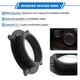 thumbnail image 3 of Anillo espaciador de altavoz Unique Bargains, adaptador de espaciador de altavoz tweeter para Mazda CX-9 2016-2023 para 6.5'' ABS 2 Pcs, 3 of 7