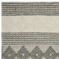 thumbnail image 5 of SAFAVIEH Natura Tamsen Geometric Striped Area Rug, Grey/Ivory, 4' x 6', 5 of 7