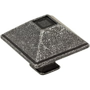 Jeffrey Alexander 602 Tahoe 1-1/2" Pyramid Square Rustic Cabinet Knob / Drawer Knob -
