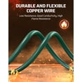 thumbnail image 4 of DEWENWILS 25FT (7'+6'+6'+6') Outdoor Extension Cord with 6 Outlets for Outside Christmas Lights, 16 AWG SJTW, 4 of 6