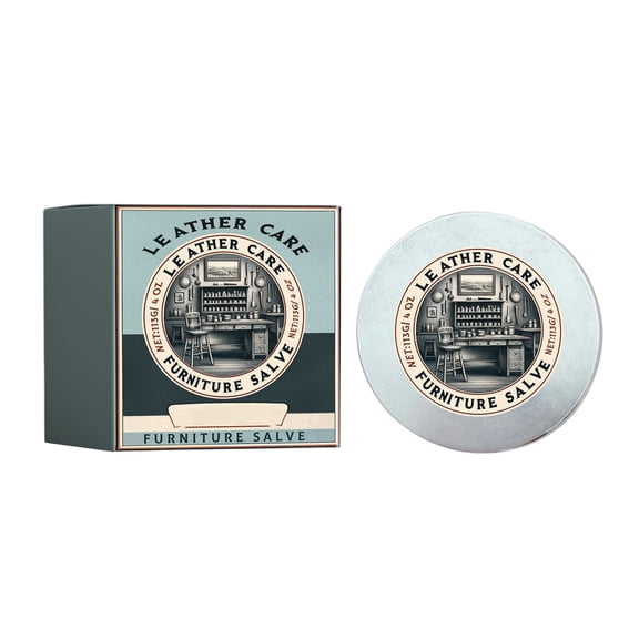 Leather & Furniture Repairing Salve For Wood Furniture, Leather Items And Upholstery, Multi-Surface Conditioner And Er For Couches Car Seats Shoes Jackets, Nourishing Balm