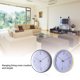 thumbnail image 3 of Reloj de pared Bewildely silencioso decorativo a prueba de polvo Oro 30 centimetros, 3 of 6