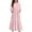 #A13-Pink, variant on Abcomgle Girls Maxi Dresses 10-12 Casual A-Line 3/4 Sleeve Girls Long Dresses Polka Dot Crew Neck Sundresses Flowy Tiered Dresses with Pockets,7-8 Years Beige