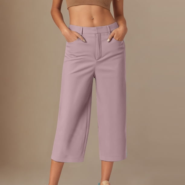 WILLBEST Pantalones Casuales de Mujer, de Cintura Alta, Holgados, Estampados, Cómodos, Para Uso Diario, Estilo Relajado Para Primavera, Verano y Otoño.