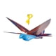 thumbnail image 2 of Juguete de pájaro con control remoto para niños, pájaro volador interactivo para actividades al aire libre. azul, 2 of 9