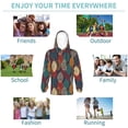 thumbnail image 5 of Lsque Autumn Leaves Patten Youth Hoodie Sweatshirt Pullover with Kangaroo Pocket Boys and Girls Hoodie Warm Hoodie for Kids-Small, 5 of 6