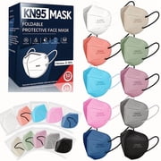 KN95 Face Masks Disposable Adults - 50 Pack 5 Layer Protection Dust Breathable Comfortable Respirator Women KN95 Mask Individually Wrapped