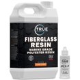 thumbnail image 1 of True Composites Fiberglass Resin Polyester Resin Marine Grade Resin 1 Gallon with MEKP Hardener Polymer Resin Fiberglass Repair Kit Laminating Resin for Wood Boat Building and Repair, 1 of 9